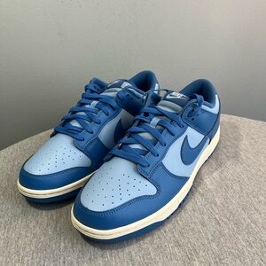 Nike Dunk Low Retro Psychic Blue Star Sail Sneaker Men's Shoe Size 10 HF5441-400